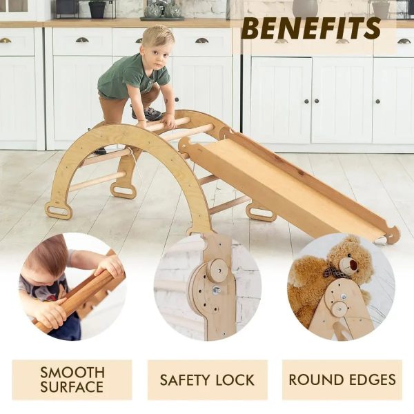 3 in 1 Montessori Play Set for Toddlers - Beige on Sale