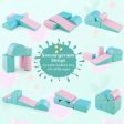 5-Piece Kids Climb and Crawl Activity Playset - Green Pink Blue Online Sale