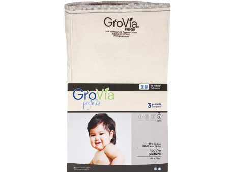 Reusable Organic Cotton Prefold Baby Cloth Diaper (Size 4) Supply