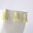 Buttercream Tassel Basket - Large Supply