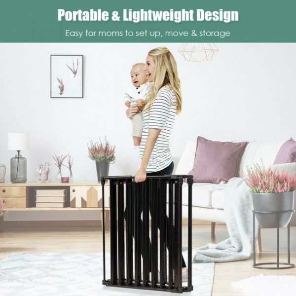 6-Panel Adjustable Baby Gate For Cheap