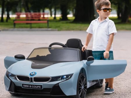 Aosom 6V Kids Electric Ride On Car BMW Coupe for 3-8 Years Old - Blue Online