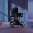 ePriam 2 Stroller + Carry Cot Bundle - Matte Black Frame w  Deep Black Seat Cheap