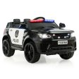 12V Kids Electric Ride On Police Car with Remote Control Online now