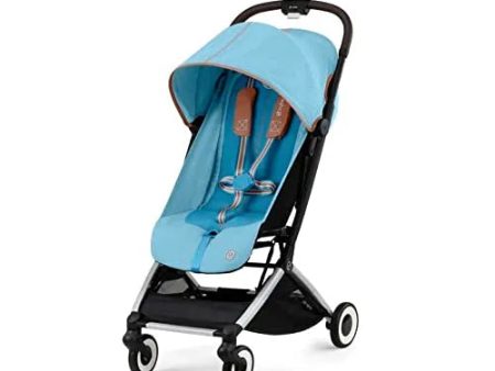 Orfeo Compact Lightweight Travel Ready Stroller - Beach Blue For Sale