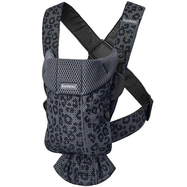 Baby Carrier Mini, 3D Mesh - Anthracite Leopard Cheap