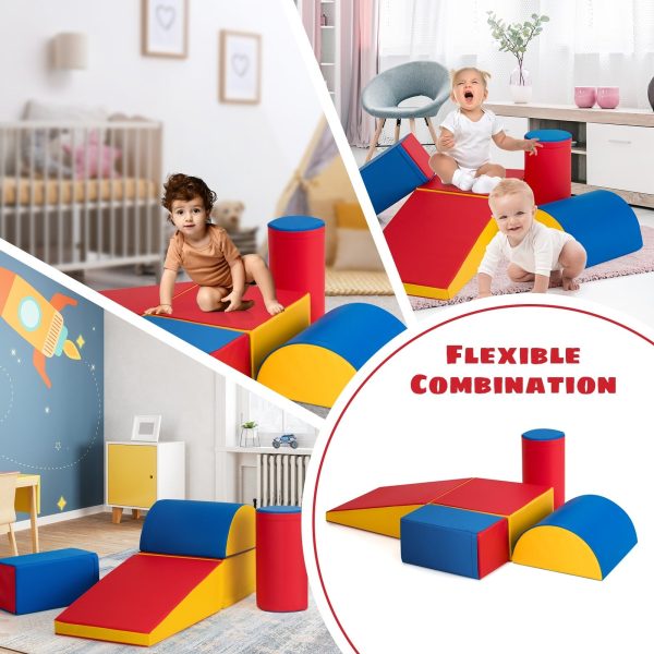 5-Piece Crawl and Climb Foam Play Set For Cheap