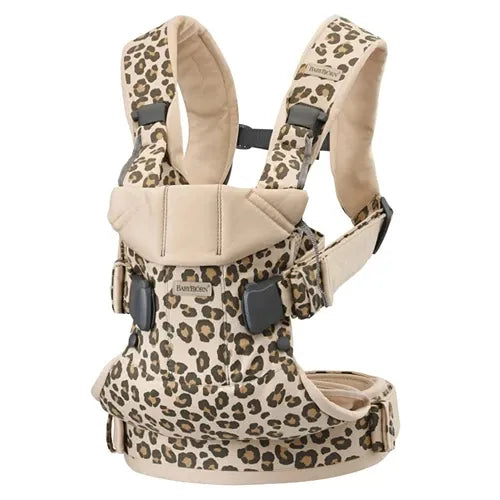 Baby Carrier One - Beige Leopard, Cotton Fashion