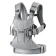 Baby Carrier One with Carrier Cover, Mesh - Silver Online Sale