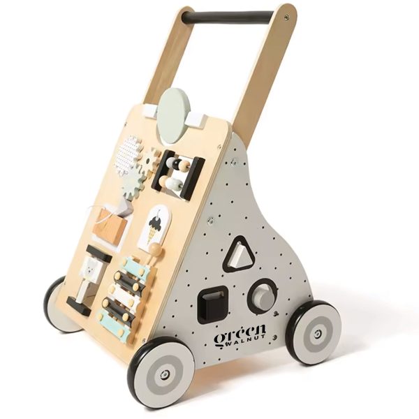 Wooden Activity Walker | Wooden Baby Walker | Toddler Walker Hot on Sale