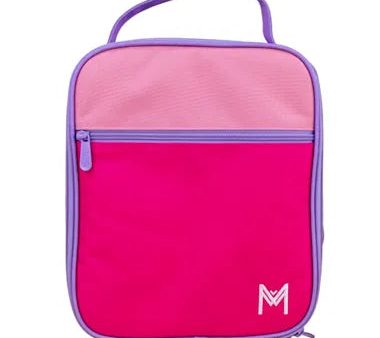 Insulated Lunch Bag - Pink Colour Block Discount