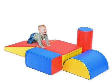 5-Piece Crawl and Climb Foam Play Set For Cheap