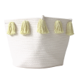 Buttercream Tassel Basket - Large Supply