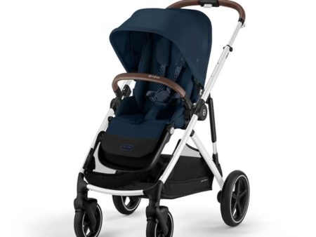 Gazelle S Stroller - Navy   Silver Frame Cheap