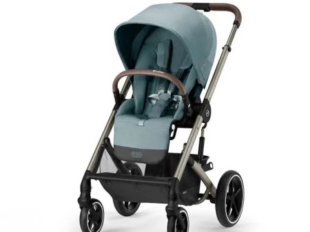 (Floor Model) Balios S Lux 2 Stroller - Taupe + Sky Blue Seat Pack Online Hot Sale