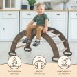 Climbing Arch & Rocker Balance - Montessori Climbers for Kids 1-7 Y.o. – Chocolate For Sale