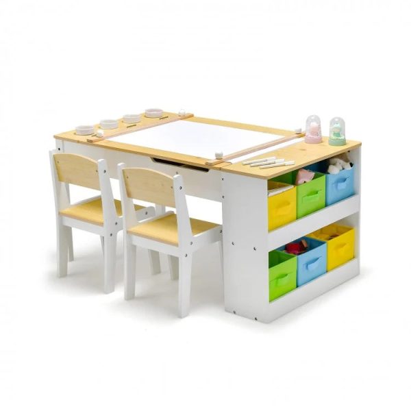 2-in1 Children Art Activity and Drawing Table Discount