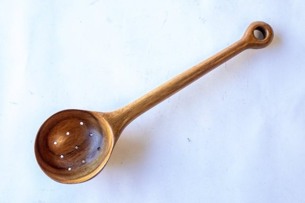 Slotted Wooden Spoon from Guatemala For Cheap