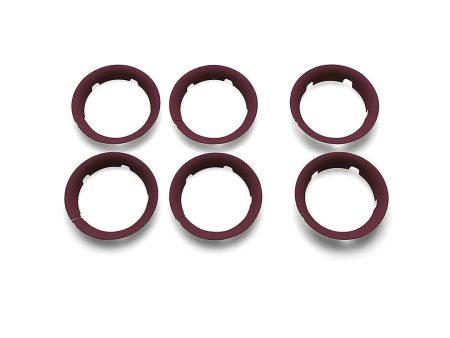 Bee5 Wheel Caps - Dark Red Online Sale