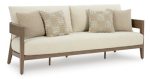 Serene Bay Outdoor Sofa with Cushion Hot on Sale