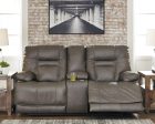 Wurstrow Power Reclining Loveseat with Console Supply