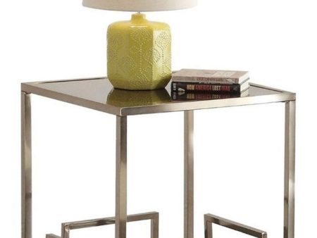 Acme Damien End Table in Champagne 81627 Sale