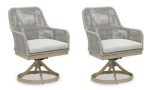 Seton Creek Outdoor Swivel Dining Chair (Set of 2) Online Hot Sale