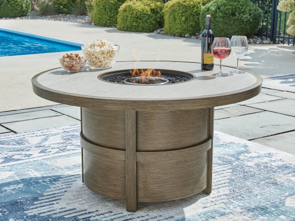 Rainier Ranch Fire Pit Table Discount