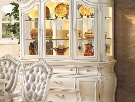 Acme Chantelle Buffet and Hutch in Pearl White 63544 For Sale