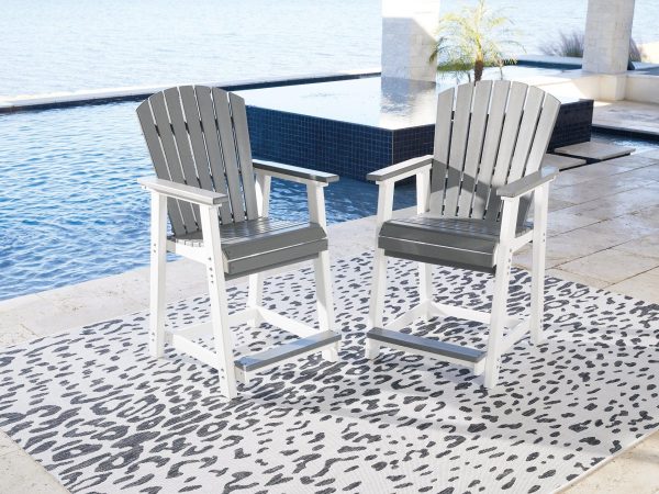 Transville Outdoor Counter Height Bar Stool (Set of 2) Fashion