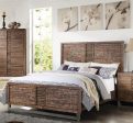 Acme Andria Queen Platform Bed in Reclaimed Oak 21290Q For Cheap