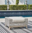 Seton Creek Outdoor Ottoman with Cushion Supply