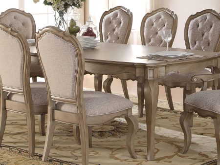 Acme Chelmsford Dining Table in Antique Taupe 66050 Online now