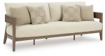 Serene Bay Outdoor Sofa with Cushion Hot on Sale