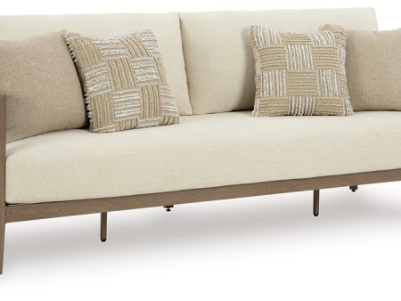 Serene Bay Outdoor Sofa with Cushion Hot on Sale