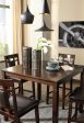 Bennox Counter Height Dining Table and Bar Stools (Set of 5) Supply