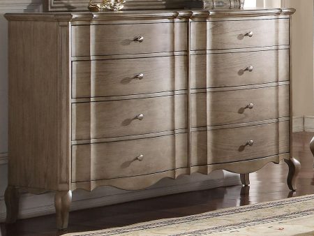 Acme Chelmsford Drawer Dresser in Antique Taupe 26055 Sale