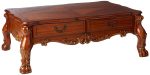 Acme Dresden Rectangular Coffee Table in Cherry 82095 Online Hot Sale