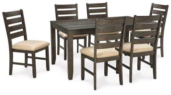 Rokane Dining Table and Chairs (Set of 7) Online Hot Sale