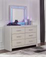 Zyniden Dresser and Mirror Discount