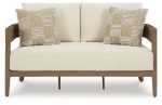 Serene Bay Outdoor Loveseat with Cushion Online Hot Sale