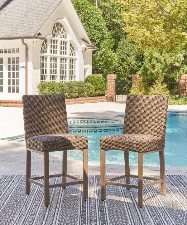 Walton Bridge Outdoor Bar Stool (Set of 2) Cheap