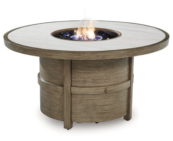 Rainier Ranch Fire Pit Table Discount