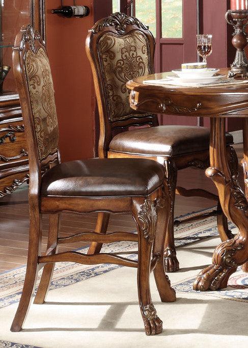 Acme Dresden Counter Height Dining Chairs in Brown Cherry Oak 12162 (Set of 2) Online Sale