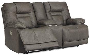 Wurstrow Power Reclining Loveseat with Console Supply