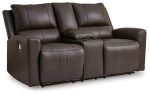 Boxmere Power Reclining Loveseat with Console Online