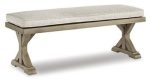 Beachcroft Outdoor Bench with Cushion Online now