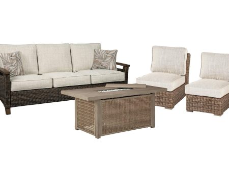 Beachcroft Outdoor Sofa, Lounge Chairs and Fire Pit Online