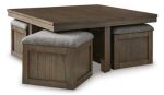 Boardernest Coffee Table with 4 Stools For Discount