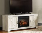 Bellaby 63  TV Stand with Electric Fireplace on Sale